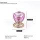 thumbnail image 2 of Cosmetic Puff Rack,Makeup Storage Makeup Tool Display Metal Sponge Egg Box Gradient Color Powder Drying Blender Holder(Blue&Gold), 2 of 5