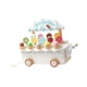 thumbnail image 3 of Juego de helados de madera para niños, juego de comida, juguete para aprender helados en edad preescolar blanco, 3 of 9