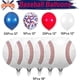 thumbnail image 2 of Ornament And Decor 60 Piezas De Decoración Temática De Béisbol, Globos De Confeti Blancos Rojos Marinos con Globos De Papel De Béisbol para Cumpleaños con Tema De Béisbol, Baby Sho, 2 of 3