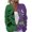 Green, variant on Halloween Cardigan Sweaters for Women Knit Pumpkin Bat Ghost Print Button Up Casual Cardigan Funny Printed Holiday Halloween Outfits Black 3XL