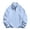 A Sky Blue, variant on Dqueduo Men's Fashion Sweatshirt, Solid Long Sleeve Turndown Collar Casual Zipper Top Sweatshirt, Regular Length Men's Sweatshirt