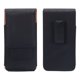 thumbnail image 1 of Teléfono Cinturón Soporte Estuche para 6.6-7.2" Celular Teléfonos, Vertical Grano Cuero Teléfono Cinturón Bolsa para Hombre Mujer con Clip Bucle, Negro, 1 of 7