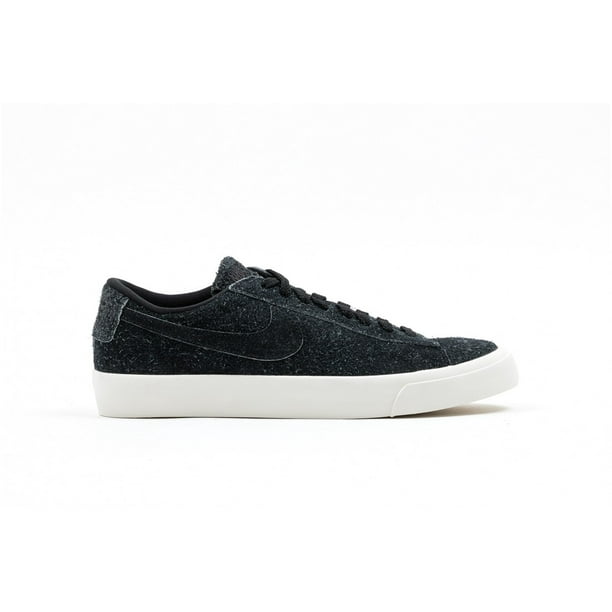nike blazer low black suede
