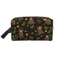thumbnail image 2 of Uemuo Sloth Doing Yoga Pattern Portable Toiletry Bags with Handle, Waterproof travel Make up Bags for Women, Large Capacity Travel Cosmetic Bags, 2 of 9