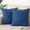 Indigo Leaf Orbit, variant on SHOPCREW Indigo Hand Block Printed Cotton Cushion Covers with Zipper Closure, Decorative Throw Pillow Covers for Sofa Couch Bed, 20x20 Inches, Pack of 4