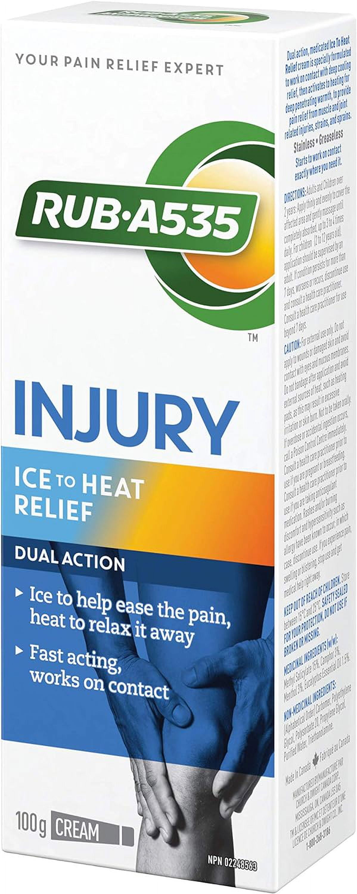 RUB A535 Muscle & Joint Pain Relief Heat Cream, Extra Strength