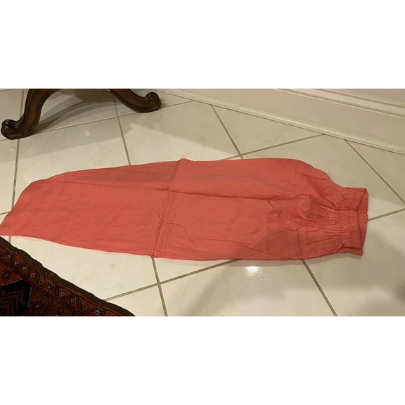 100% Cotton Coral Poppy Peach Orange Pakistani Indian Salwar Shalwar New