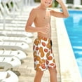 thumbnail image 6 of Cauagu Peanuts4 Print Swim Trunks for Men,Youth Boys Swim Shorts Compression Liner Beach Shorts Boys' Swimming Shorts 7-20 Years Bathing Suit-Medium, 6 of 7