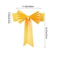 thumbnail image 3 of DefiDgd Wedding Satin Gold Chair Sashes Bows,Universal Chair Ribbons Chairs Ties for Party Birthday Banquet Party Hotel Event Decorations(Yellow), 3 of 6