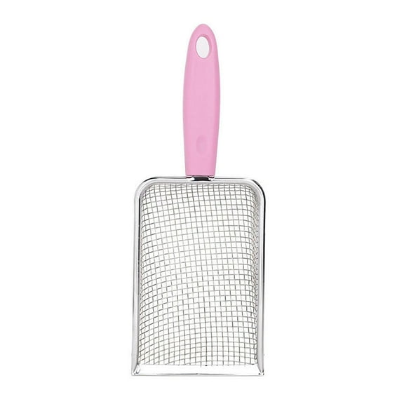 colaxi Beach Shovel Picking Up Creatures Fast Sifting Sturdy Reptile Sand Pink