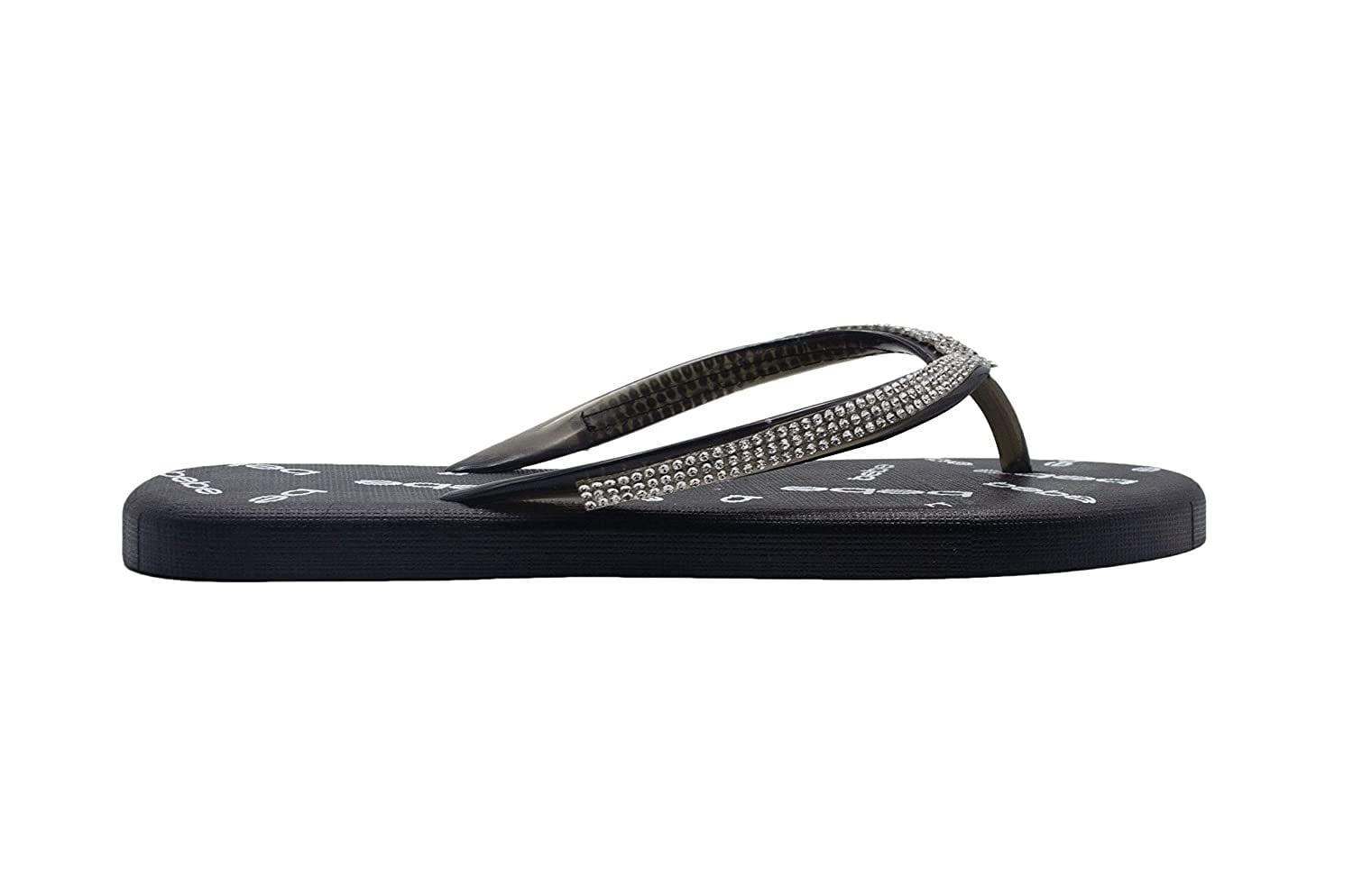 sparkly flip flop sandals