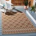 thumbnail image 2 of SAFAVIEH Martha Stewart Geometric Indoor/Outdoor Area Rug, Camel/Beige, 4'5" x 6'5", 2 of 5