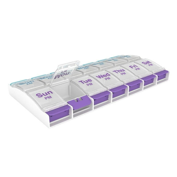 Ezy Dose AM/PM Push Button Pill Planner (XL)