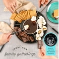thumbnail image 5 of Chocolate Fondue Pot, 10 oz Electric Fondue Set, Temperature Control, Detachable Serving Tray, 4 Forks, 5 of 6
