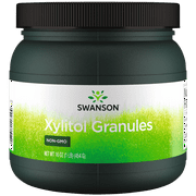 Swanson 100% Pure Non-gmo Xylitol Granules 16 oz Granules