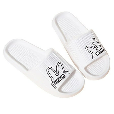 

QWZNDZGR Cute Cat Women Slippers Summer Slide Cartoon Shoes Eva Outdoor Women Slides Soft Thick Soled Non-Slip Pool Indoor Home Slippers