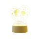 thumbnail image 2 of Luz nocturna LED creativa | Lámpara de escritorio acrílica con alimentación USB | Decoración de dormitorio en blanco cálido | Luz portátil para decorar habitaciones | Regalo de cumpleaños para, 2 of 5