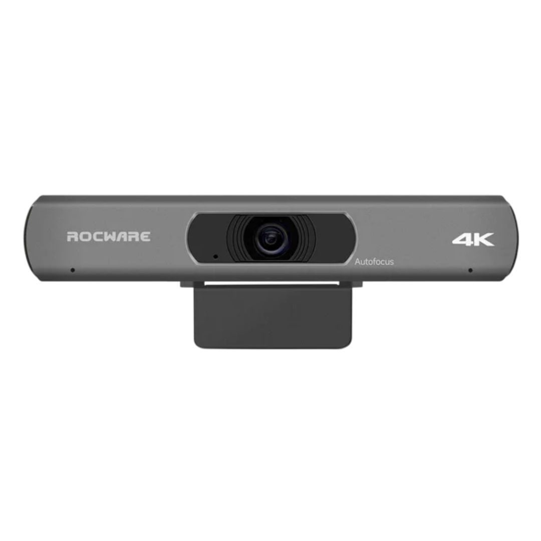ROCWARE RC18 Webcam - 8.3 Megapixel - 30 fps - USB 3.0 Type B - 4K - 3840 x 2160 Video - CMOS Sensor - Auto-focus - 84&deg; Angle - Bracket - Microphone - Chromebook - Windows 7, Windows 8.1, Windo...