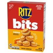 RITZ Bits Cheese Sandwich Crackers, Snacks for Kids and Adults, Lunch Snacks, 8.8 oz