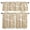 Beige, variant on 3 Piece Kitchen Curtains and Valances Set Slate Blue Monstera Cafe Curtains 24 Inch Length Palm Tree Leaf Boho Botanical Tropical Valance & Tier Curtain for Living Room Bedroom 54"x18"+27"x24"*2