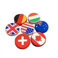 thumbnail image 3 of 2Pcs Country Flag Shape Tennis Vibration Dampeners Silicone Tennis Dampeners Racket Anti Vibration Damper Tennis Accessories Number 4, 3 of 6