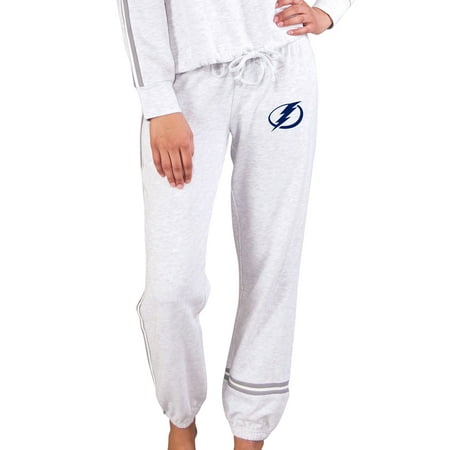 

Women s Concepts Sport Cream/Gray Tampa Bay Lightning Pendant French Terry Jogger Pants