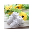 thumbnail image 5 of Newborn Baby Girls Kids Princess Bowknot Lace Ruffle Frilly Ankle Socks Bowknot, 5 of 11