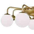 thumbnail image 3 of CWI Lighting Element 9 Light Contemporary Metal Flush Mount in Sun Gold, 3 of 6