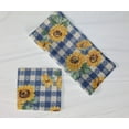 thumbnail image 2 of Cotton Sunflowers and Tavern Check Napkins 18"X18", 2 of 5