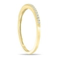 thumbnail image 3 of SZUL Women's 1/10 Carat TW Thin Diamond Wedding Band in 10K Yellow Gold (J-K-L Color, I2-I3 Clarity), 3 of 5