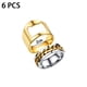 thumbnail image 2 of Anillo giratorio con incrustaciones de cadena de acero inoxidable, anillos abridores de cerveza coloridos para regalo, suministros familiares para fiestas, 2 of 5