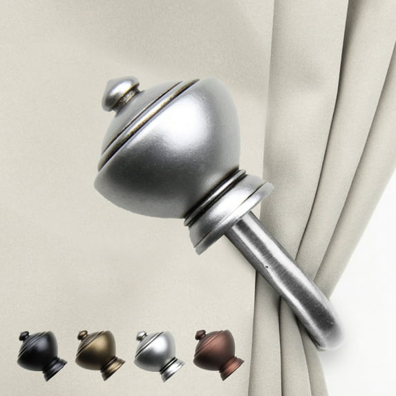 Frederick Curtain Rod Holdback - Satin Nickel,(5707-035)