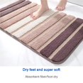 thumbnail image 3 of Alfombrilla De Baño Con Degradado Supersuave, Alfombrilla De Baño Absorbente Supersuave Antideslizante, Lavable A Máquina, De Secado Rápido, Alfombrilla Para Puerta De Dormitorio Y Sala De Estar Moyic HA027592-02, 3 of 7