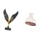 thumbnail image 5 of Estatua de la casa,Estatua de ala hecha a mano,artesanía de resina para cafetería,Escultura de alas extendidas,adorno artesanal,Portacorchos de vino,Soporte de metal para corcho de, 5 of 8