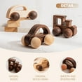 thumbnail image 2 of 3 piezas de juguetes de madera para bebés, juguetes de agarre para bebés, juguetes de empuje para coches, juguetes Montessori, vehículos de juguete de madera, #2, 2 of 5