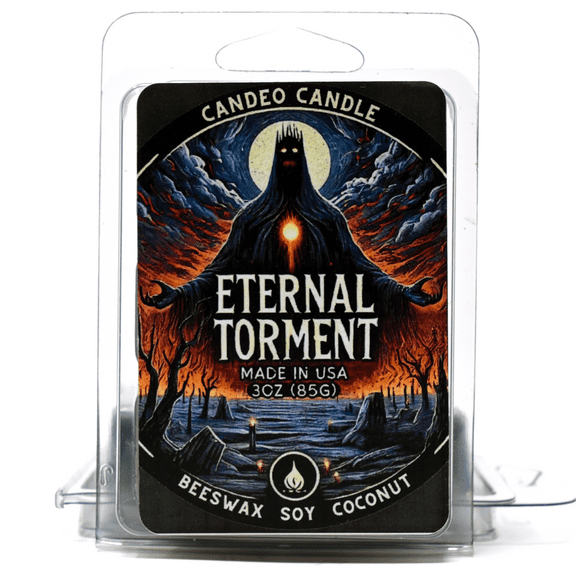 Eternal Torment, Soy Melt Cubes, 2-Pack, Made with Soy Beeswax and Coconut, Halloween