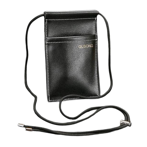 Soporte para tijeras de peluquero, bolsa para herramientas de peluquería de cuero PU con cinturón ajustable y 4 fundas de tijera , Negro