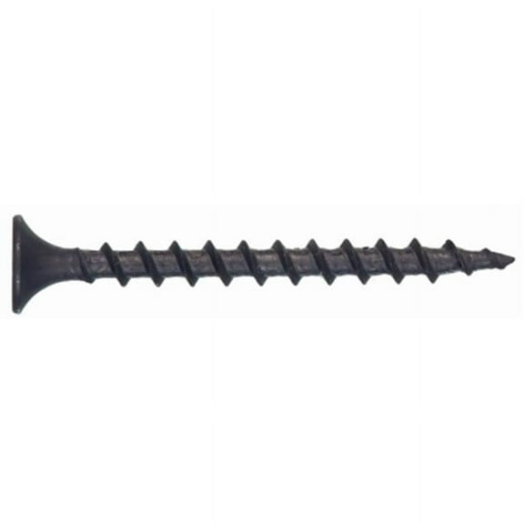 47660 No. 6 x 1 in. Phosphate Coarse Drywall Screws, Black