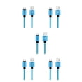 thumbnail image 1 of Cateissary Venta caliente 18.5cm 5V2.4A Micro USB Cable Nylon Trenzado Carga rápida Teléfono móvil USB Cable para Type5 NO5, 1 of 4
