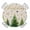 Gold Green Beige, variant on Christmas Tree Round Tablecloth for 45-54 Inch Tables,Fitted Table Cover with Elastic Edge,Winter Snowflakes Xmas Pine Tree Beige Waterproof Outdoor Table Cloth Protector for Patio Garden Dinner