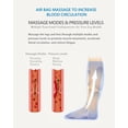 thumbnail image 7 of Air Compression Leg Massager with Heat, Leg Massager Simulates Kneading and Stroking of Tissues by Using an Inflatable Garment, Gifts for Women Men, 7 of 7