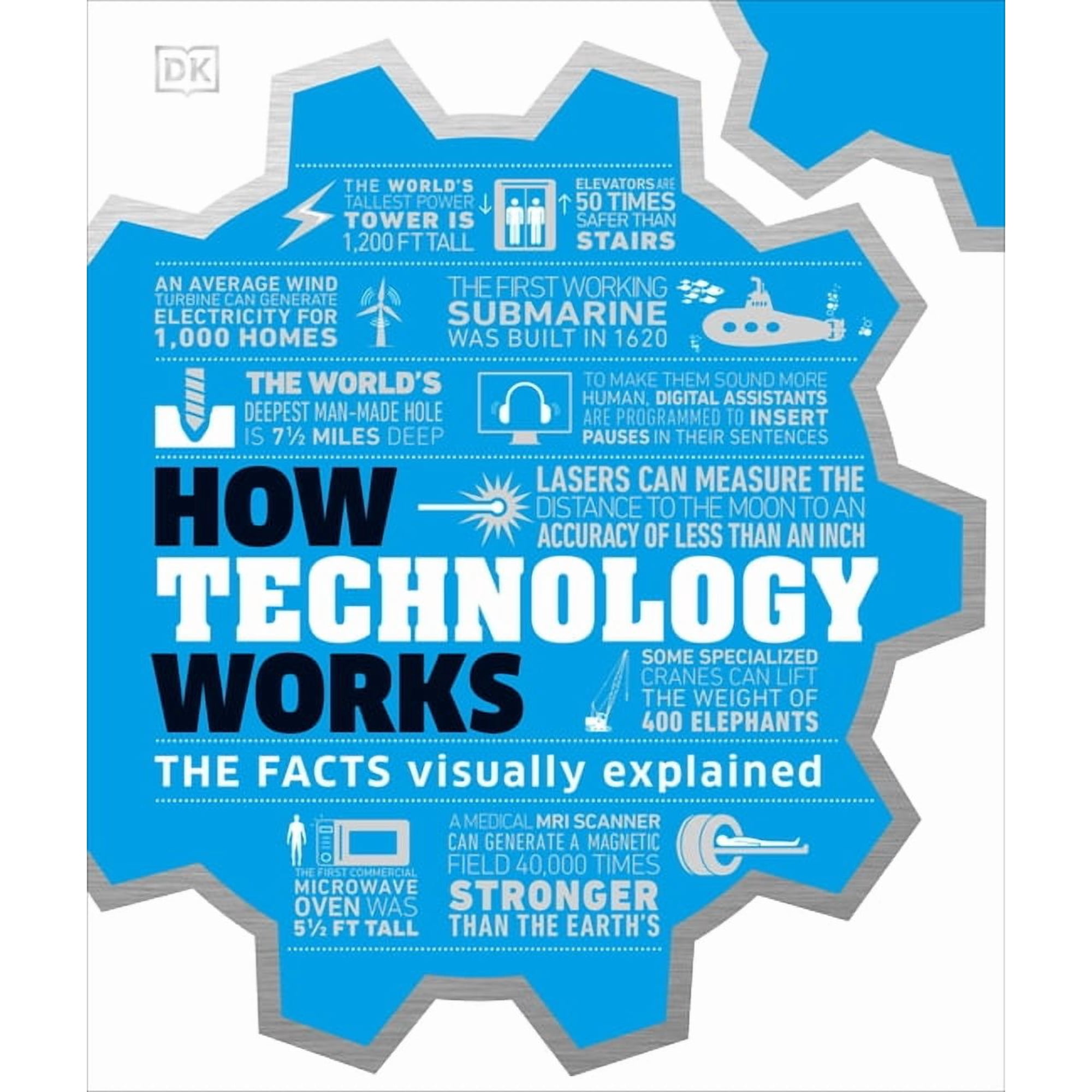 DK How Stuff Works How Technology Works: The Facts Visually Explained, (Hardcover)