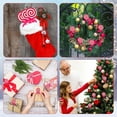 thumbnail image 3 of NOGIS 12Pcs Christmas Candy Cane Plastic Candy Decorations Peppermint Ornaments for Christmas Tree Candy Lollipop Craft Decor for Xmas Home Party Supplies (Pink), 3 of 6