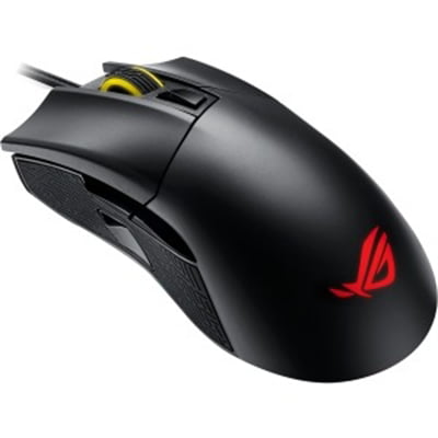 ASUS ROG Gladius II Wireless Optical Ergonomic FPS Gaming Mouse Featuring 16000 DPI Optical, 50G Acceleration, 400 IPS Sensor, Swappable Omron Switches, and Aura Sync RGB