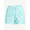 thumbnail image 3 of Joyspun Women's Woven Sleep Shorts, Sizes S to 3X, 3 of 5