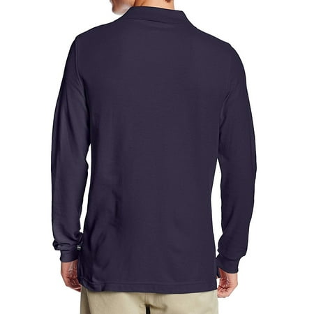 Lee Uniforms - Lee Uniforms Young Men's Modern Fit Long Sleeve Polo ...