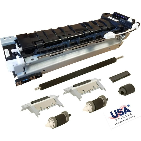 USA Printer CE525-67901-V2-USA Maintenance Kit for HP Laser Printer P3015 | Canon imageCLASS LBP6780 & MF515 includes RM1-6274 Fuser, RM1-6321 Transfer Roller, Tray 1-3 Roller Kit (110V)