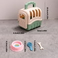 thumbnail image 3 of 2. Educational Pet Bowl 1:12 Scale Realistic Model Toy Set for Teen Girls Pretend Play, 3 of 8