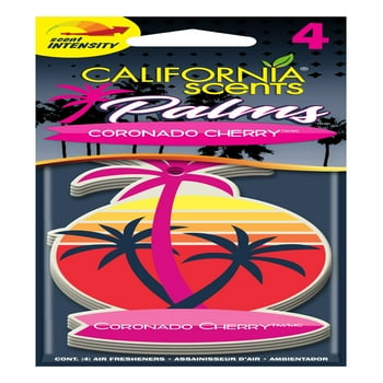 California Scents Palms Paper Coronado Cherry Air Freshener