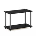 thumbnail image 3 of Furinno TURN-N-TUBE 2-Tier No Tools Tube Shelf/End Table in Black/Grey, 3 of 5